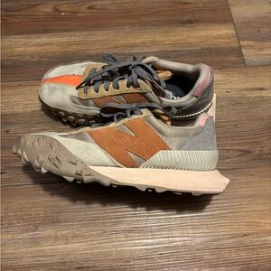 New Balance Men Sz 5, Women sz 7 XC-72 Mindful Grey Sweet Caramel Sneakers